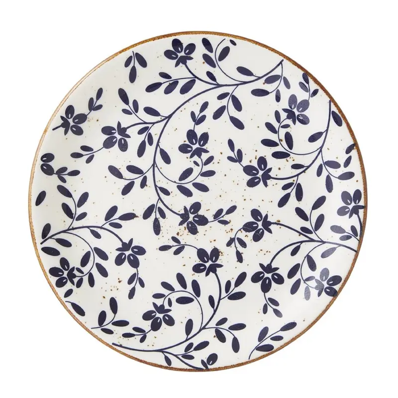 Steelite Performance Flora Coupe Plates Blue 202mm (Pack of 12)