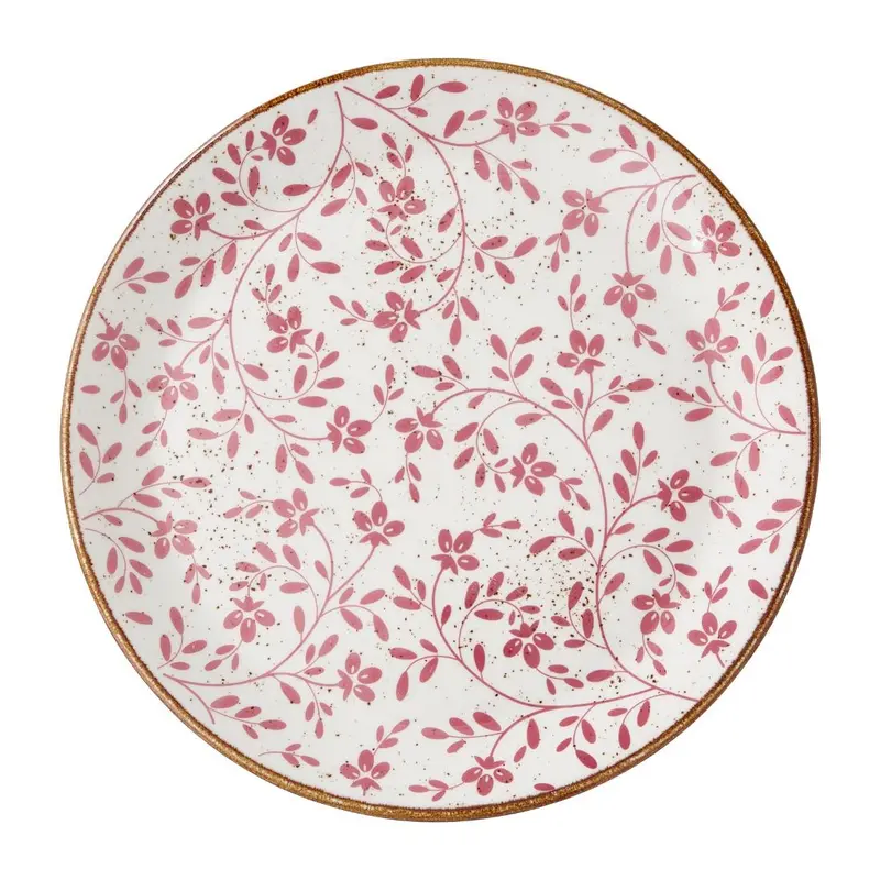 Steelite Performance Flora Coupe Plates Pink 280mm (Pack of 12)