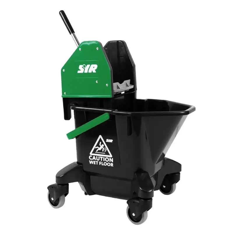SYR TC20-R Kentucky Mop Bucket and Wringer 13Ltr Green