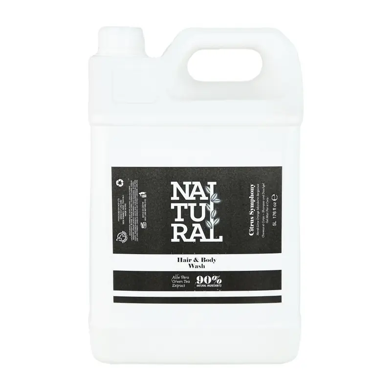 Taylor of London 90% Natural Hair & Body Wash Refill 5Ltr