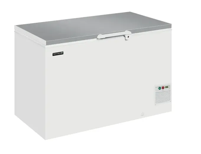 Tefcold EL45SS 416 Ltr Stainless Steel Lid Chest Freezer