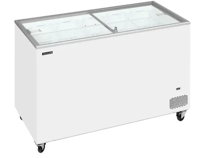 Tefcold IC401SC 401 Ltr Sliding Glass Lid Ice Cream Freezer