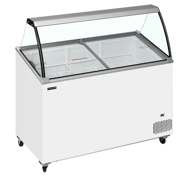 Tefcold IC401SCE + Canopy Scoop Ice Cream Display Freezer