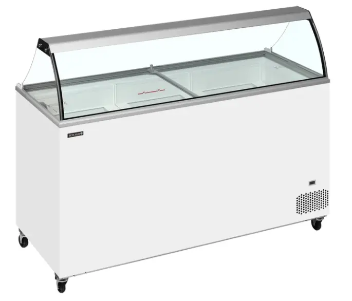Tefcold IC501SC + CANOPY 491 Ltr Scoop Ice Cream Display Freezer