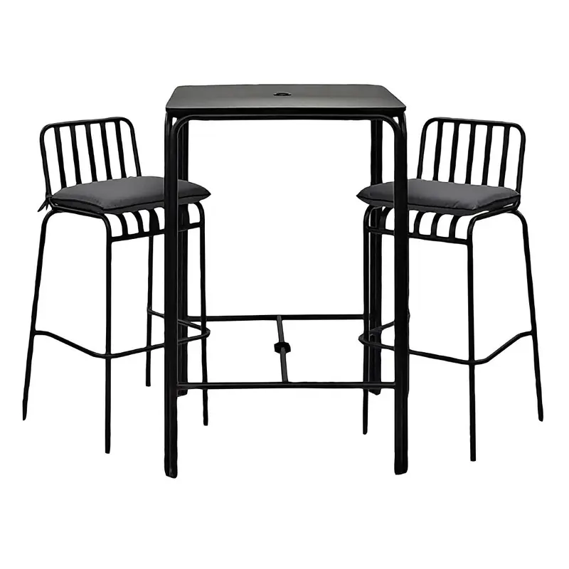 Tenby Outdoor Poseur Set Onyx (2 Sets Pack)