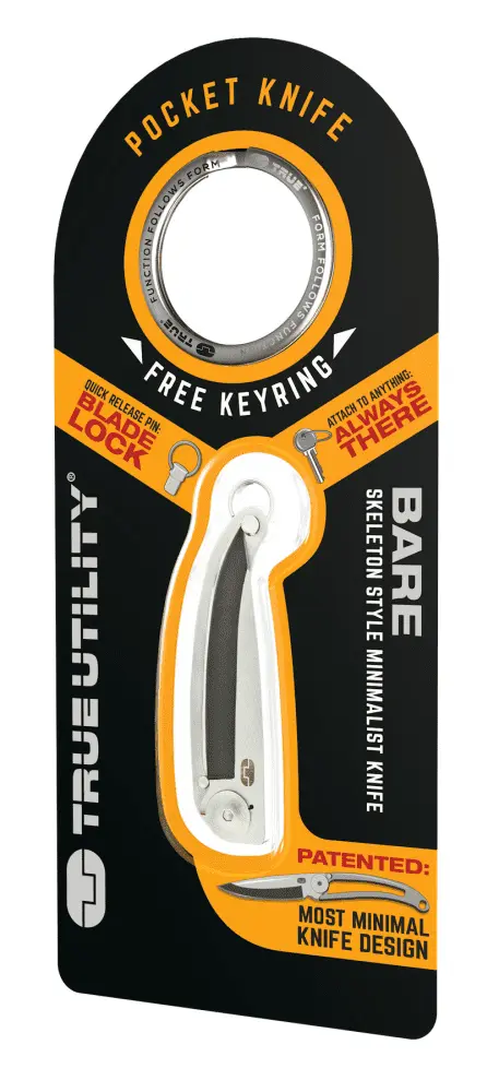 True Utility Bare Keychain Lock Knife
