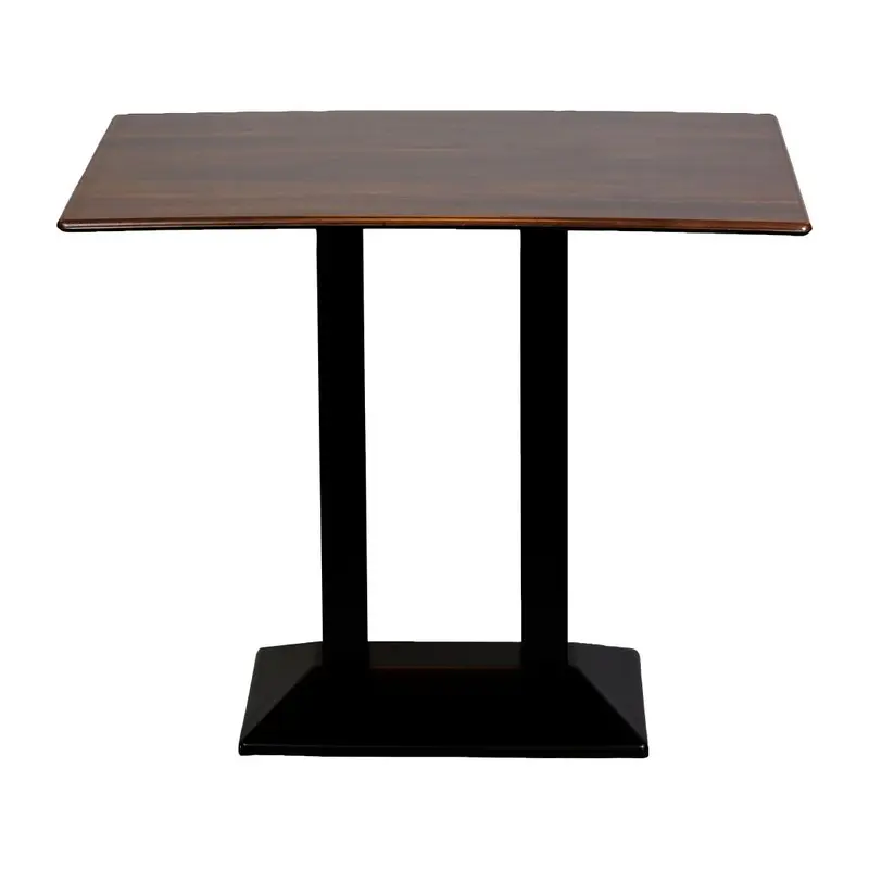 Turin Rectangular Poseur Table Walnut 1200x700mm