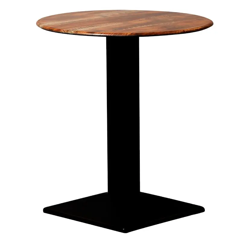 Turin Round Dining Table Planked Oak 600mm