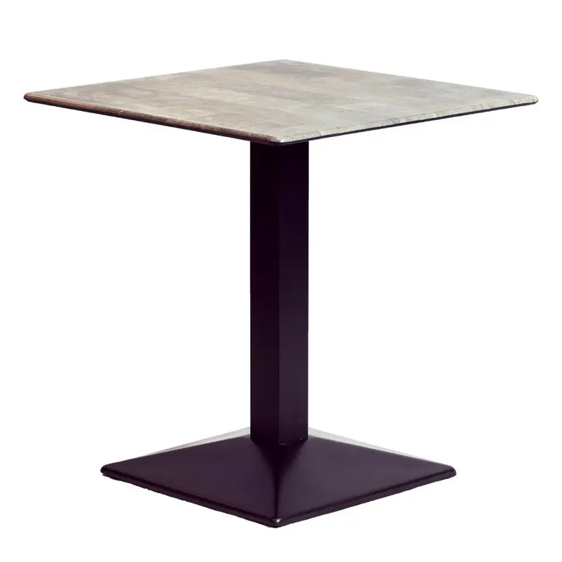 Turin Square Dining Table Concrete 700x700mm