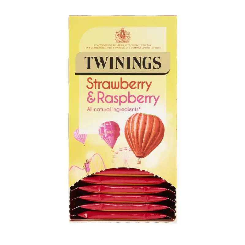 Twinings Strawberry and Raspberry Enveloped Tea Bags (240 Pack)