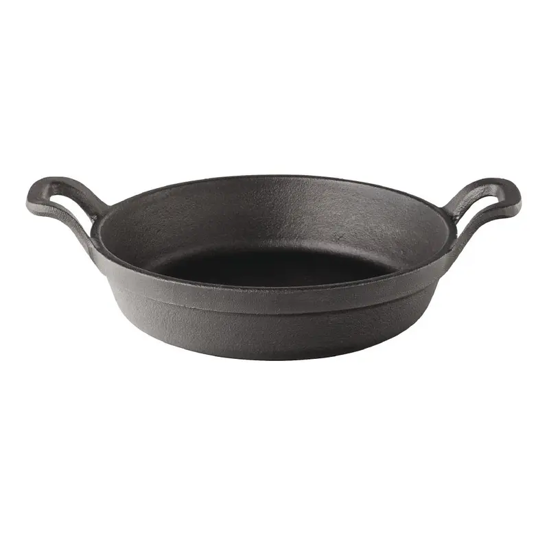 Utopia Cast Iron Round Eared Dishes (6 Pack)
