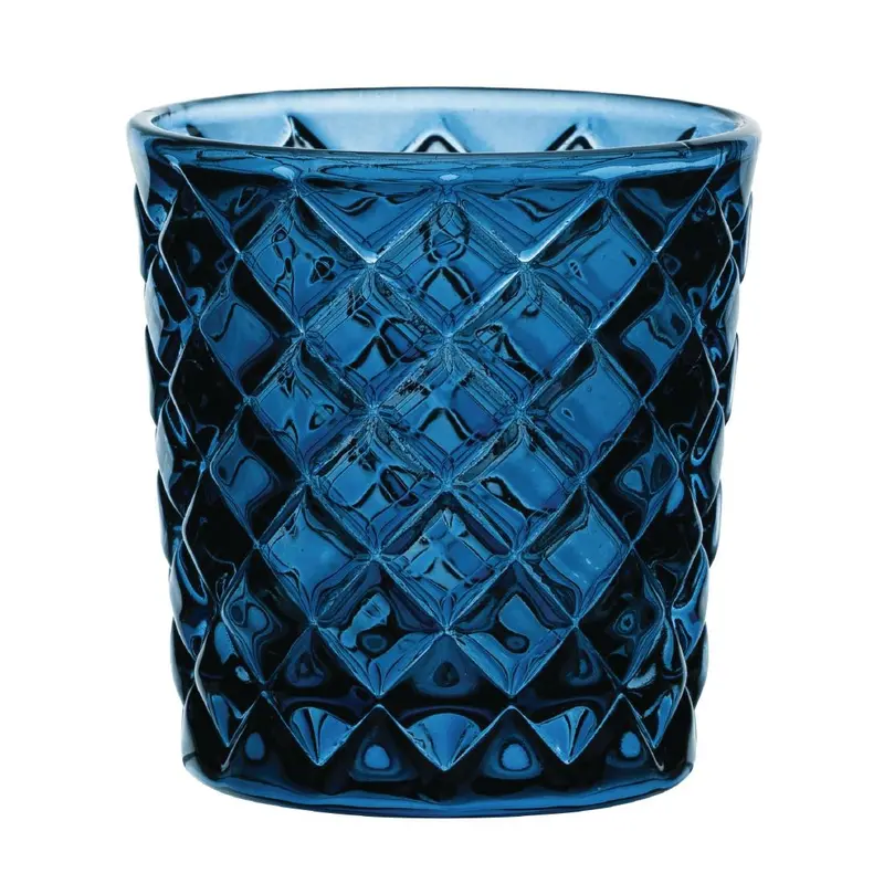 Utopia Criss Cross Blue Nightlight Holders (12 Pack)