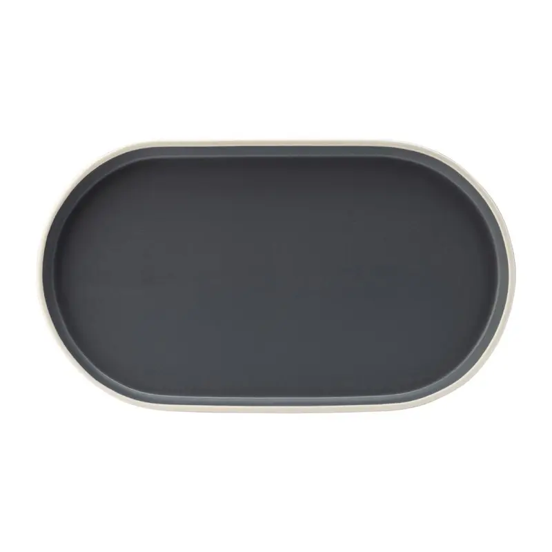 Utopia Forma Platters Charcoal 310x175mm (6 Pack)