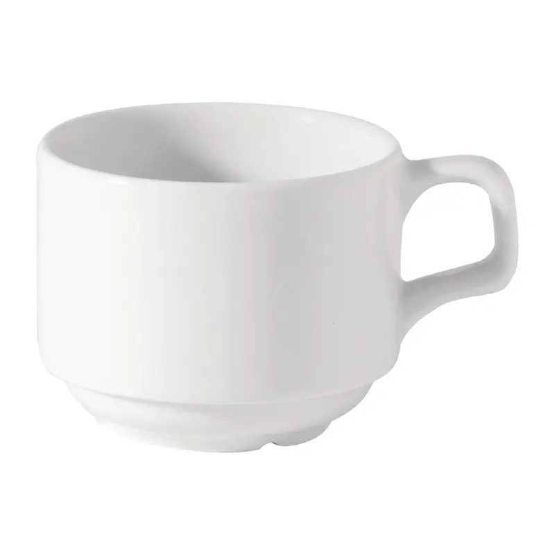 Utopia Titan Stacking Cups White 200ml (Pack of 36)