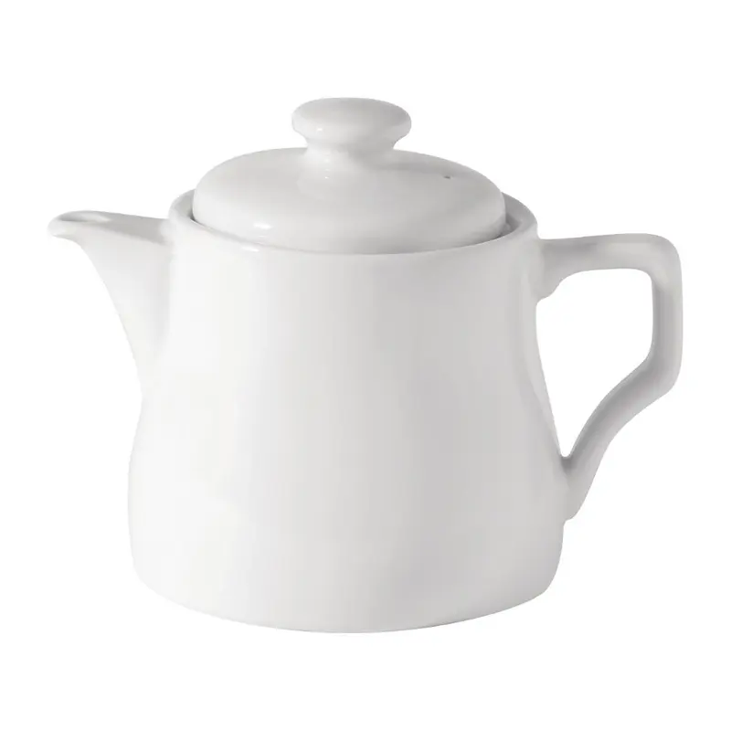 Utopia Titan Teapots White 460ml (Pack of 6)