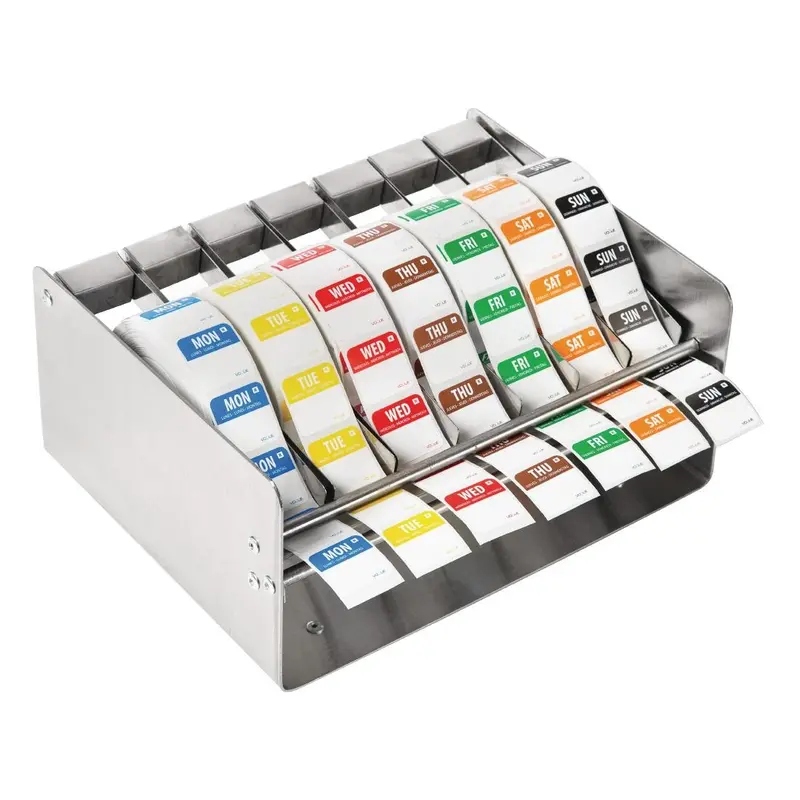 Vogue Day of the Week Label and Dispenser Set