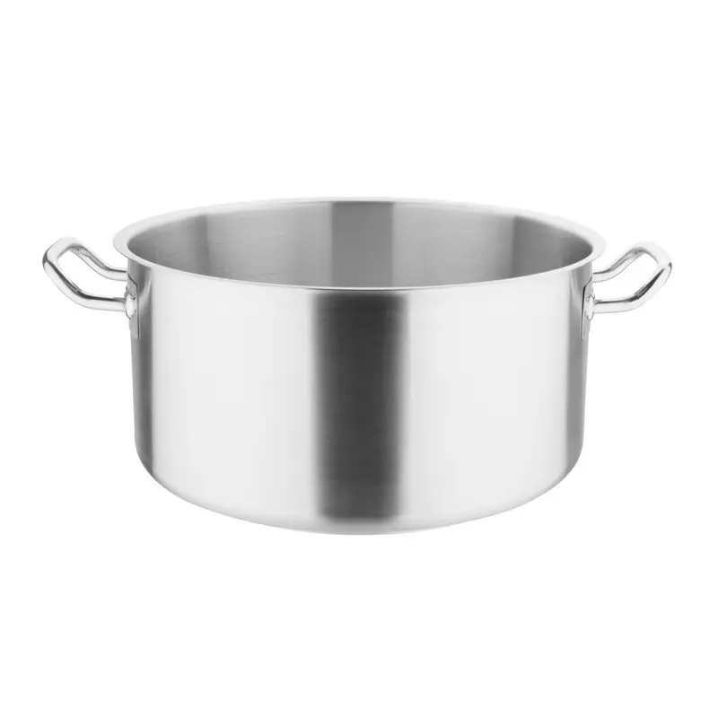 Vogue Stainless Steel Stew Pan 18.5Ltr