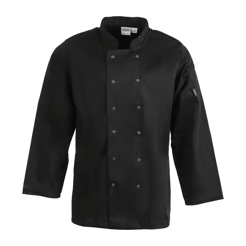 Whites Vegas Unisex Chef Jacket Black M