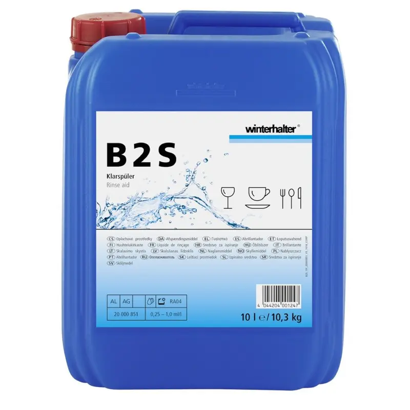 Winterhalter B2S Acidic Rinse Aid 10Ltr
