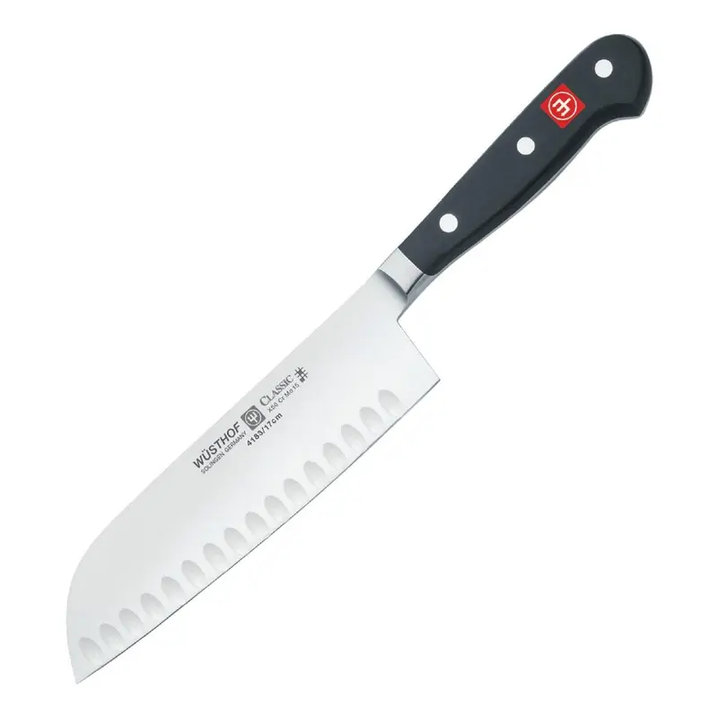 Wüsthof Classic Santoku Knife Black 18cm